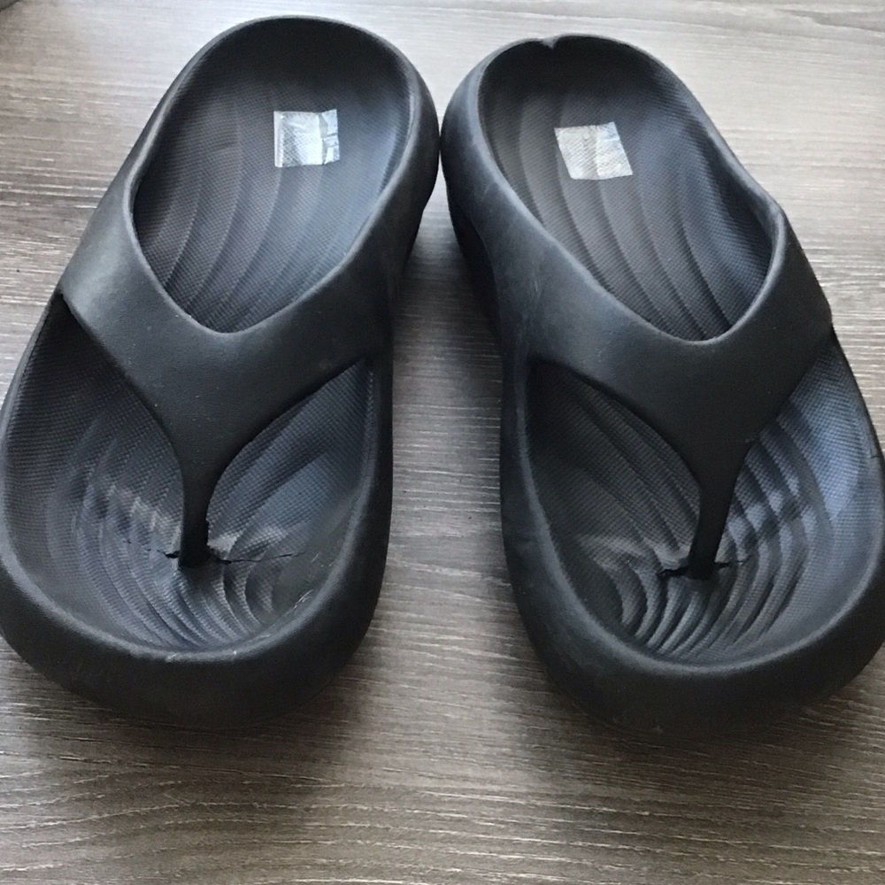 Black Slide Sandals